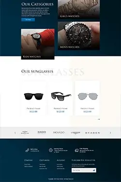 Hosting Company Layout Preview